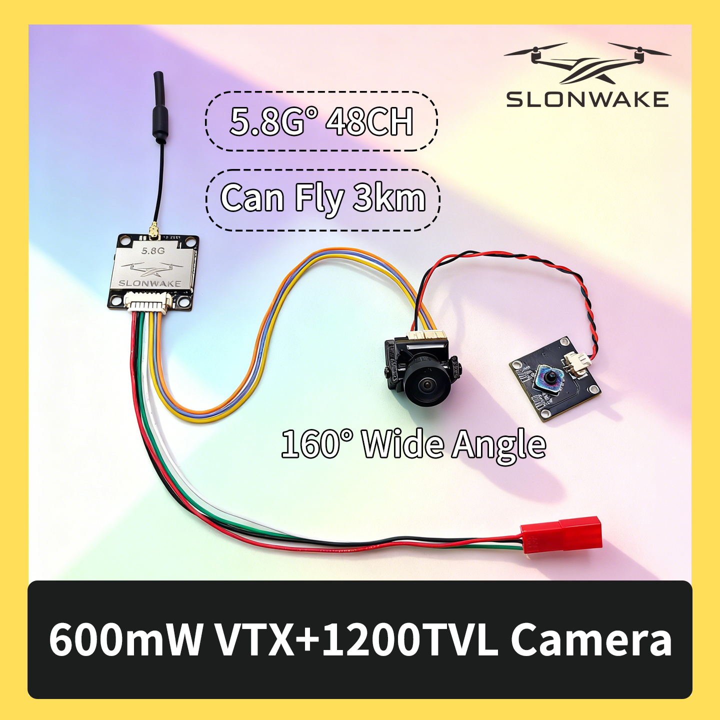 SLONWAKE 5.8G 600mW 7-24V FPV  - đánh giá và giá Receiver Rc Drone