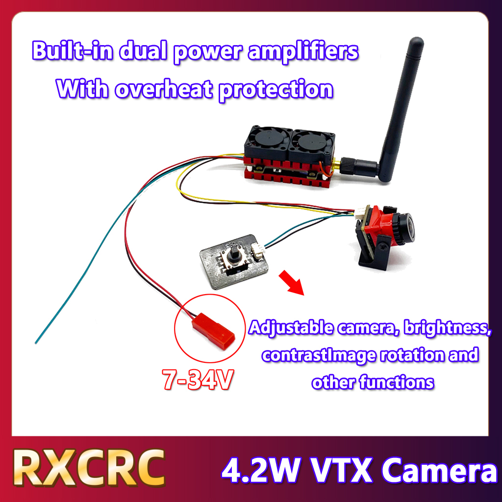 RXCRC 5.8G 48CH 4.2W High Powe - đánh giá và giá Receiver Rc Drone