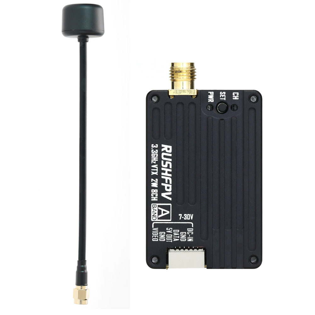 RUSHFPV 3.3G 2W VTX Transmitte - đánh giá và giá Receiver Rc Drone