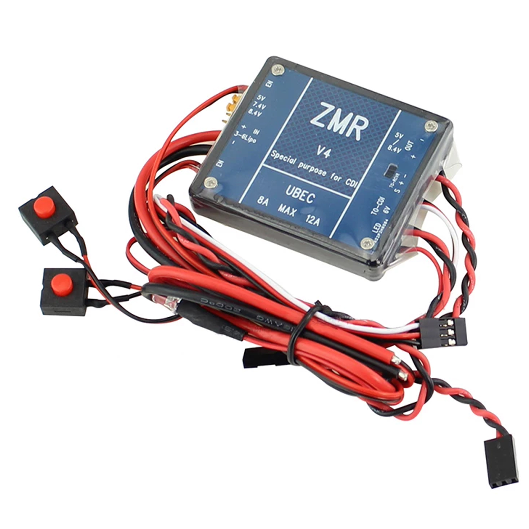 UBEC V2 V3 V4 ZMR 8A Dual BEC  - đánh giá và giá Drone Rc V4