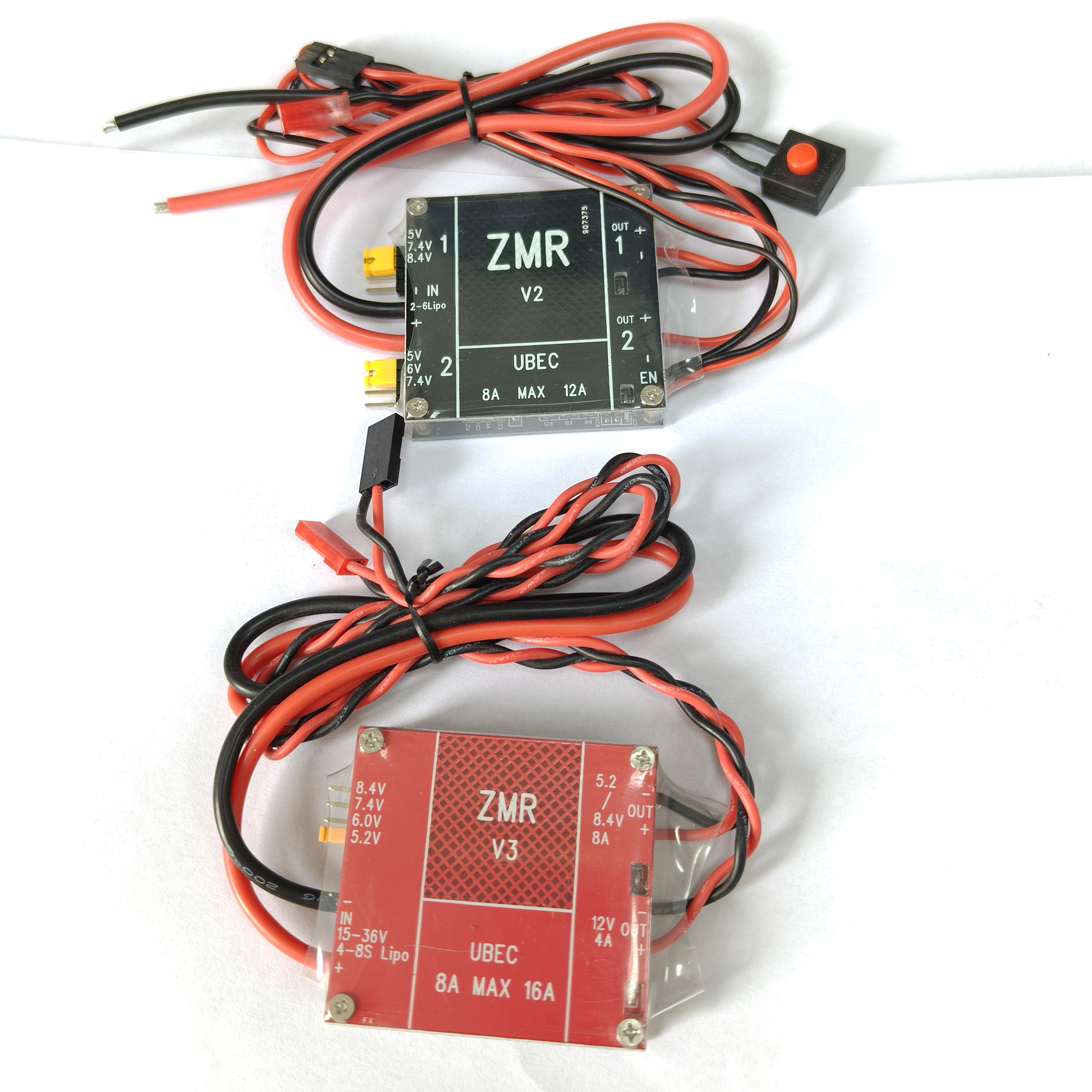 UBEC V2 V3 V4 ZMR 8A Dual BEC  - đánh giá và giá Drone Rc V4