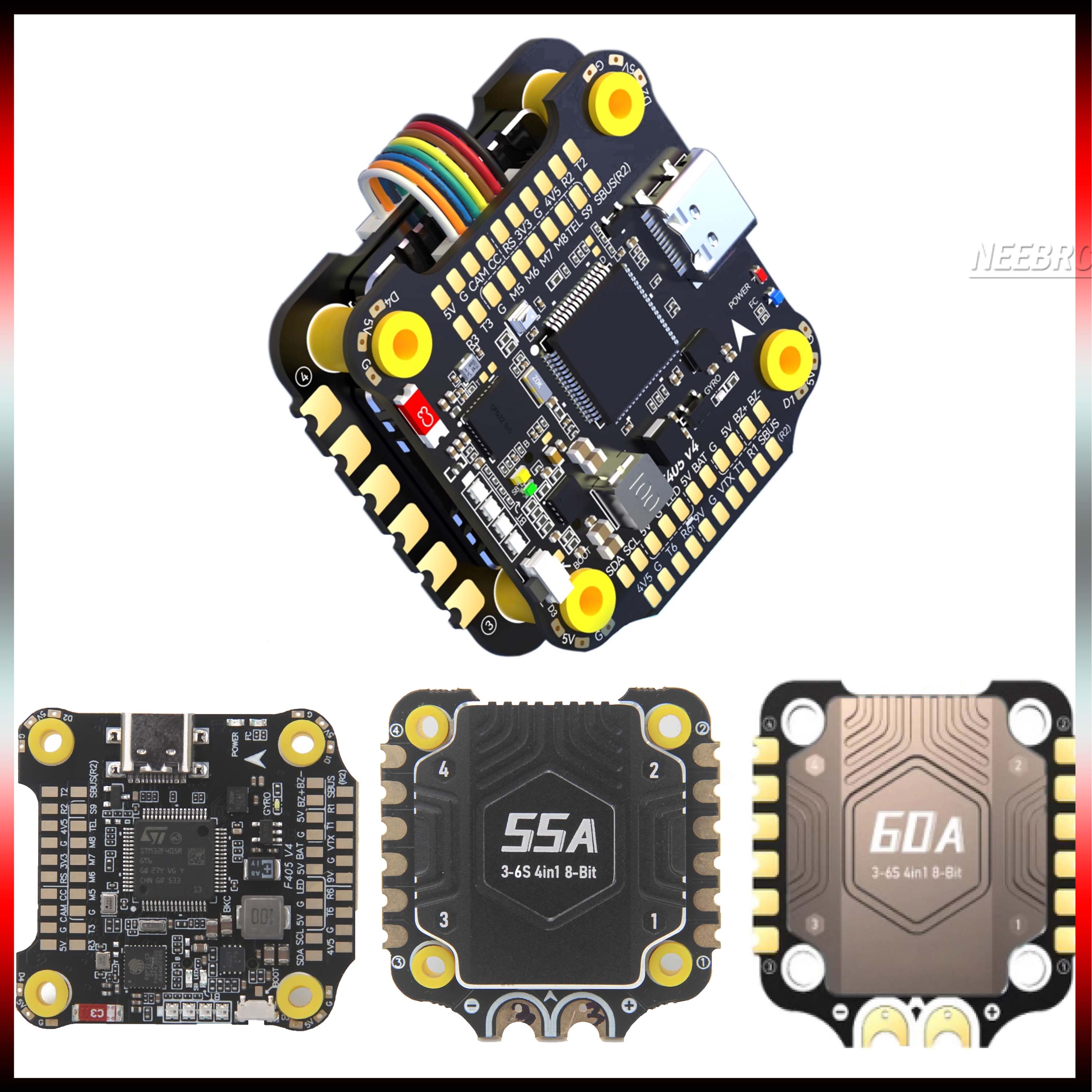 F405 V4 FC Stack Flight Contro - đánh giá và giá Drone Rc V4