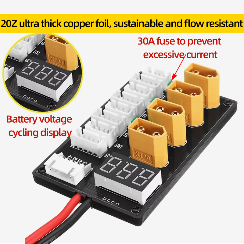 XT30 XT60 Lipo Battery Paralle - đánh giá và giá Lipo Parallel Charging Board