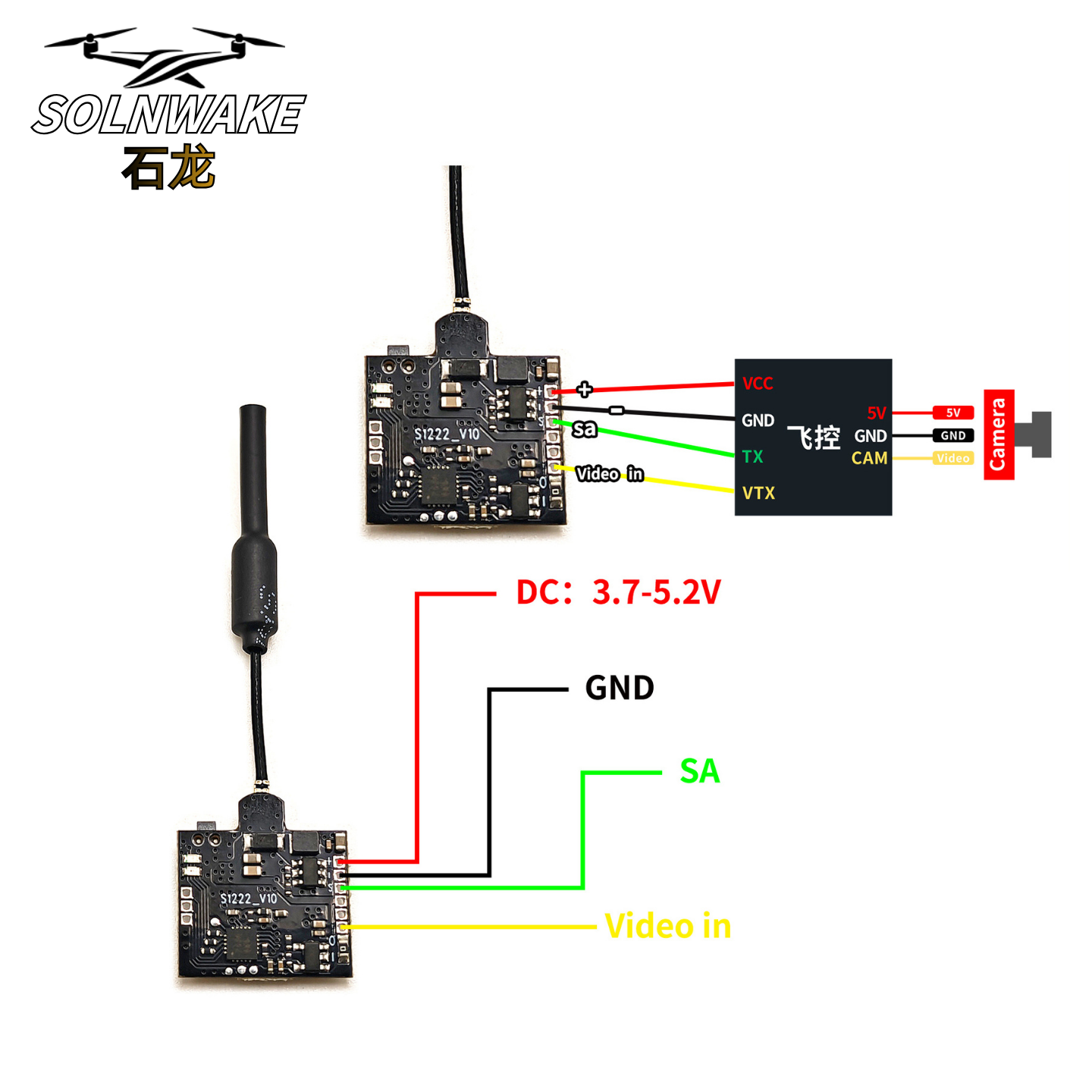 SLONWAKE Nano 5.8G 48CH 200mW  - đánh giá và giá Receiver Rc Drone
