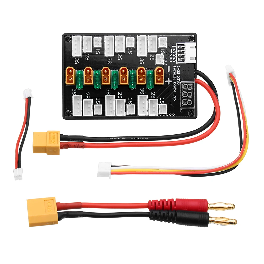 XT30 Plug 1S-3S Lipo Battery U - đánh giá và giá Lipo Parallel Charging Board