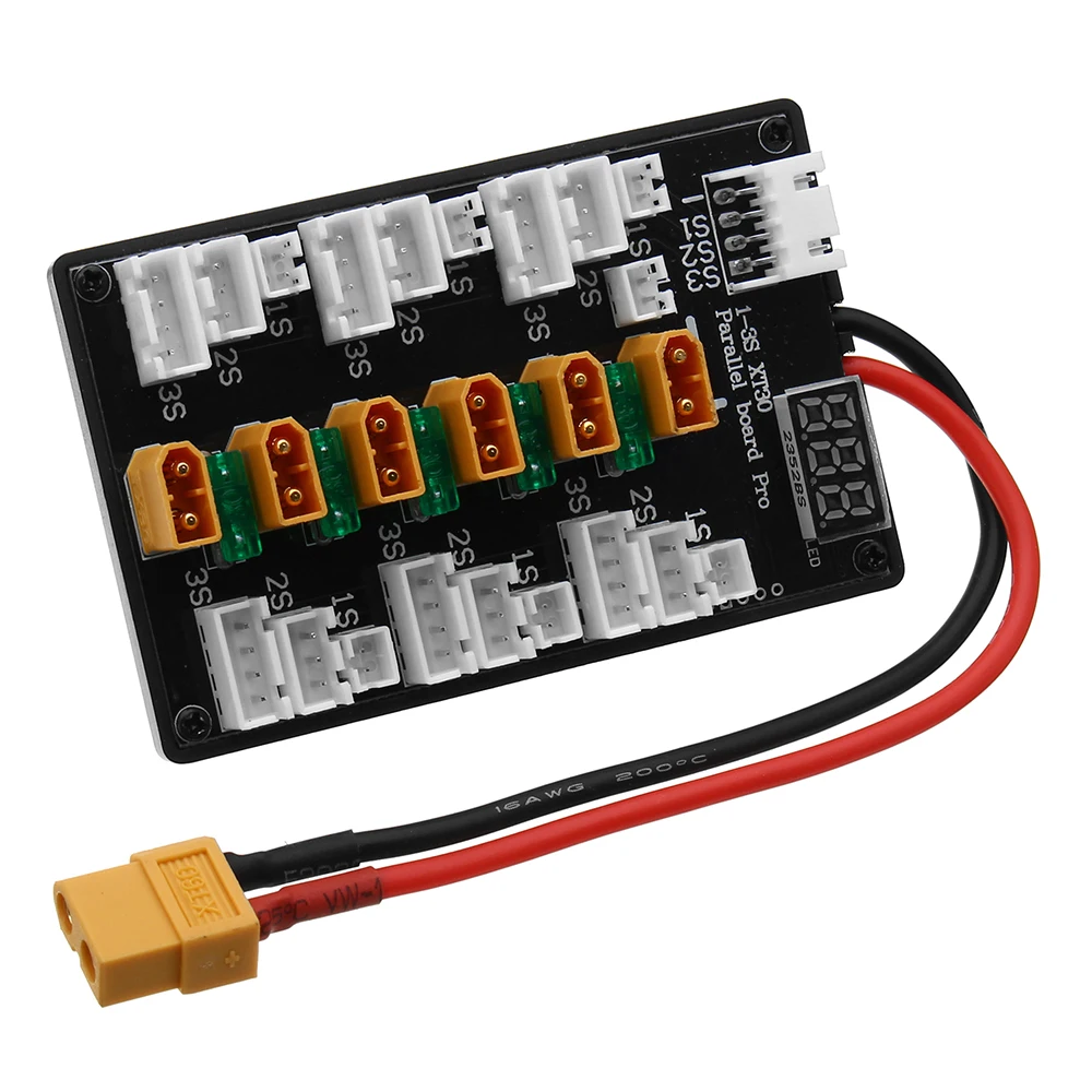 XT30 Plug 1S-3S Lipo Battery U - đánh giá và giá Lipo Parallel Charging Board
