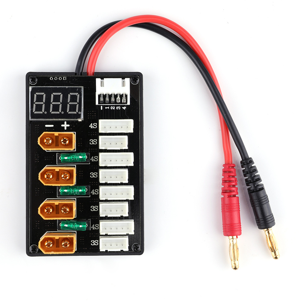 XT60 Plug 3S 4S Lipo Battery P - đánh giá và giá Lipo Parallel Charging Board