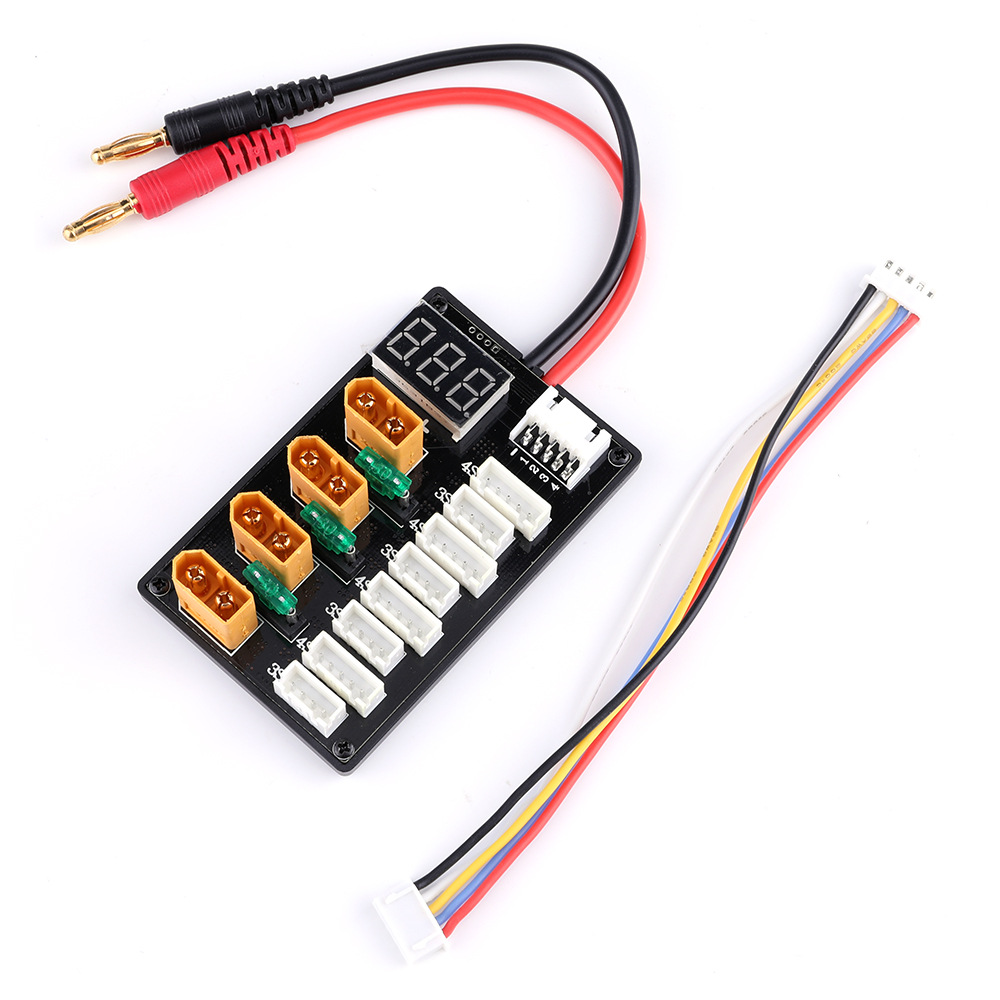 XT60 Plug 3S 4S Lipo Battery P - đánh giá và giá Lipo Parallel Charging Board