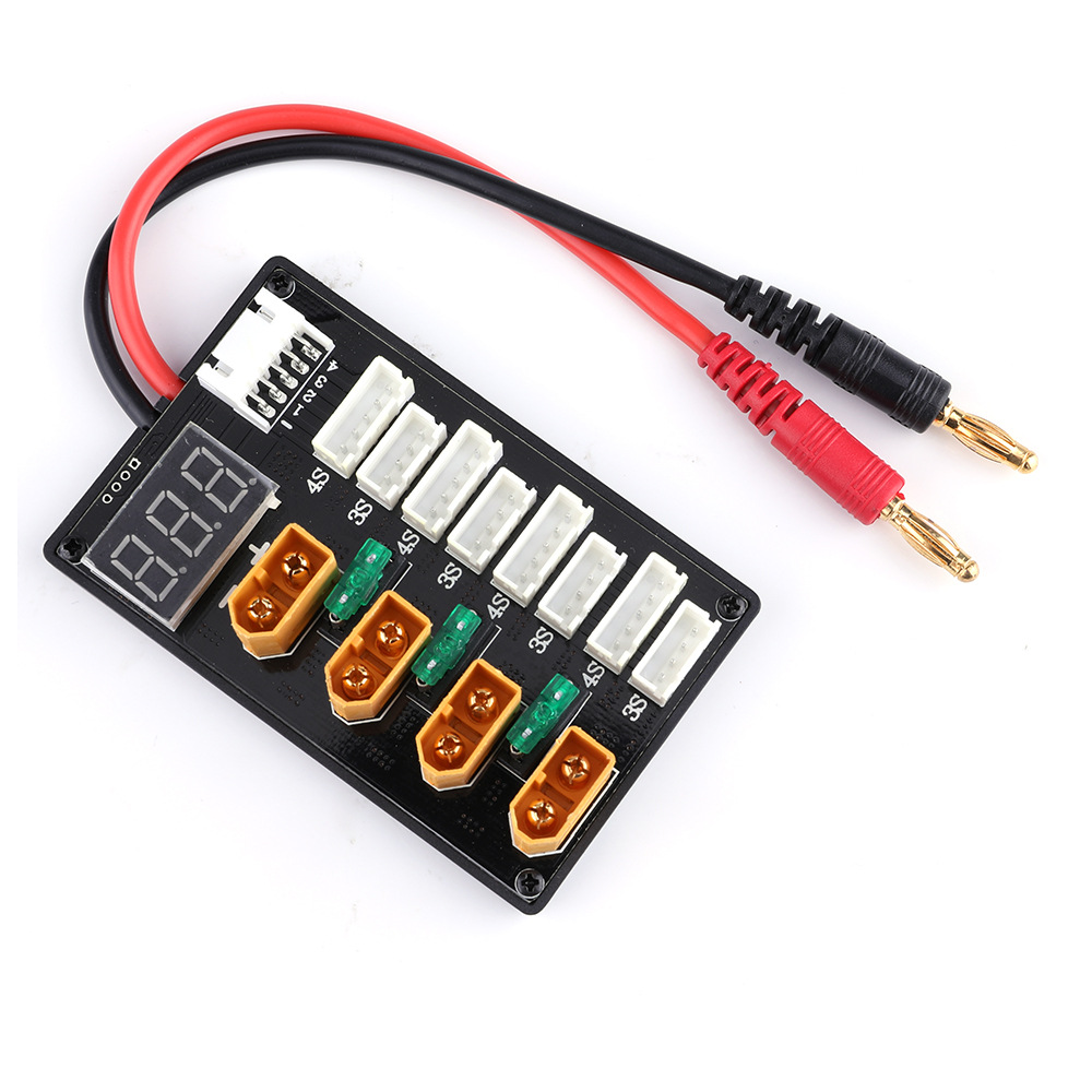 XT60 Plug 3S 4S Lipo Battery P - đánh giá và giá Lipo Parallel Charging Board