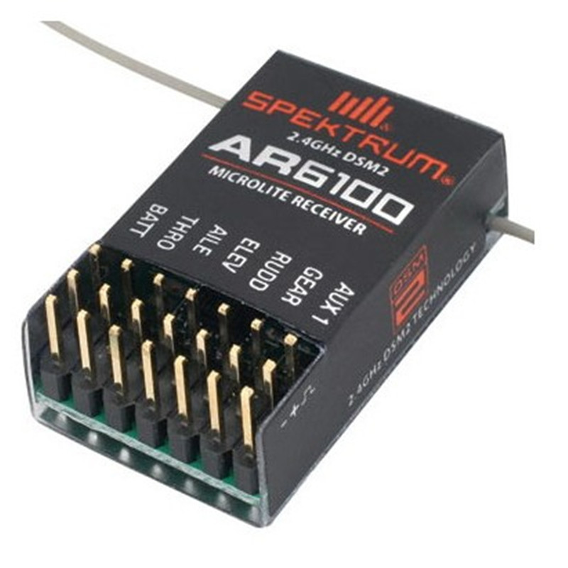 AR6100 DSM2 6CH 2.4GHz Receive - đánh giá và giá Drone Rc Battery