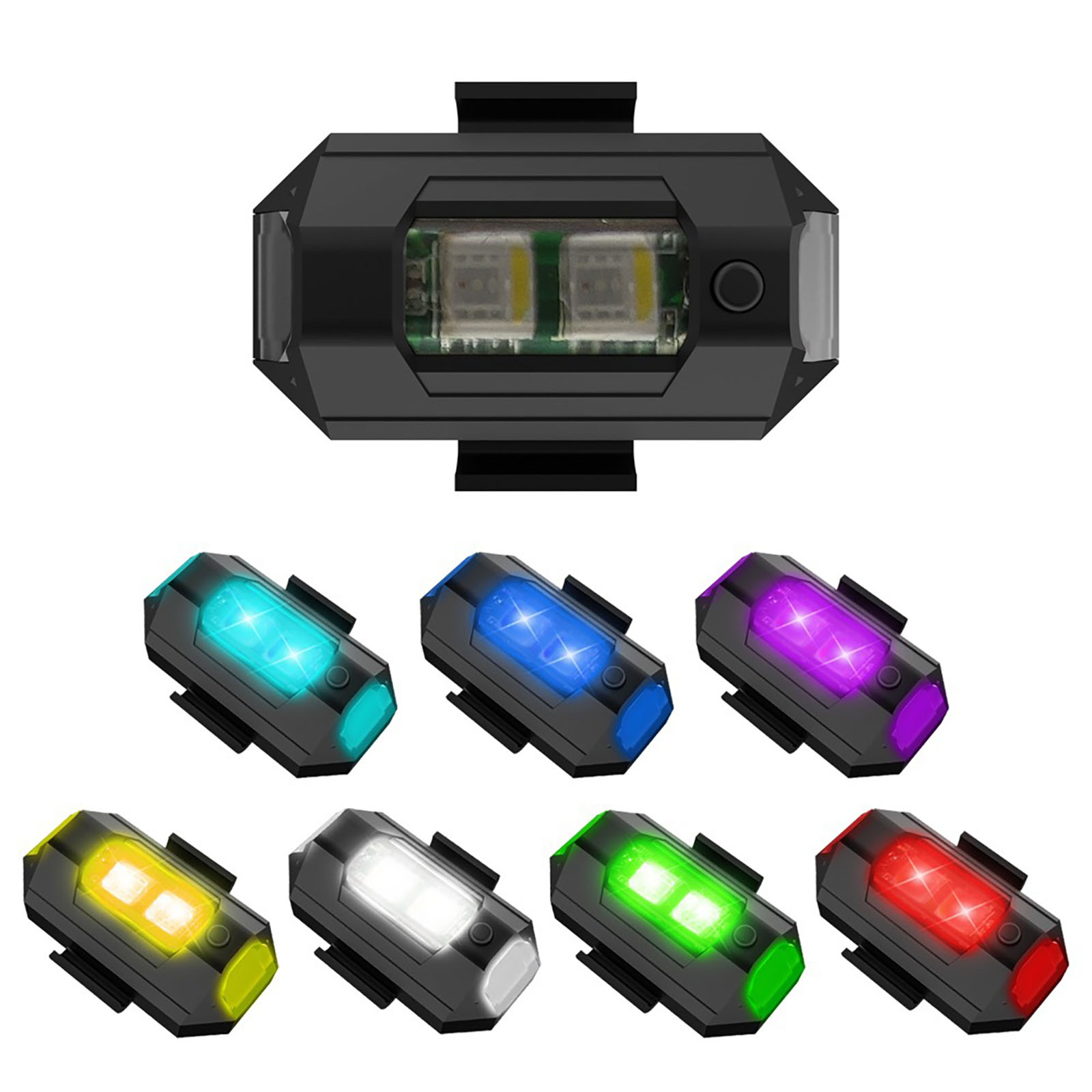 LED Anti-Collision 7 Colors US - đánh giá và giá Drone Rc Signal
