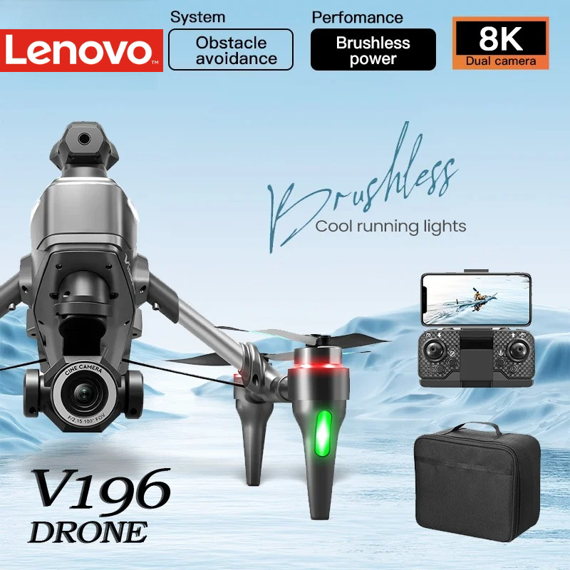 Lenovo V196 Drone 8K Professio - đánh giá và giá Drone V196 Rc