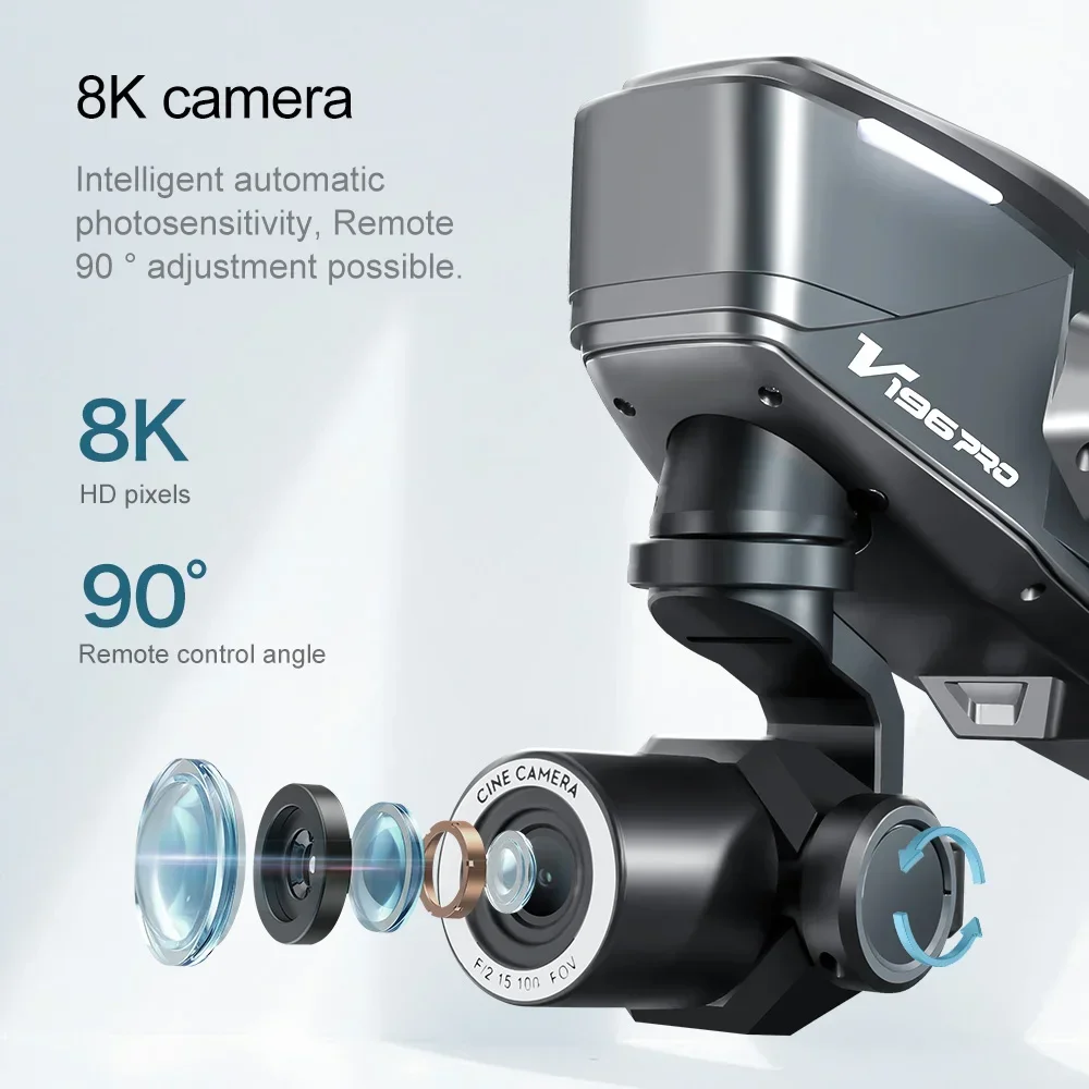 Lenovo V196 Drone 8K Professio - đánh giá và giá Drone V196 Rc