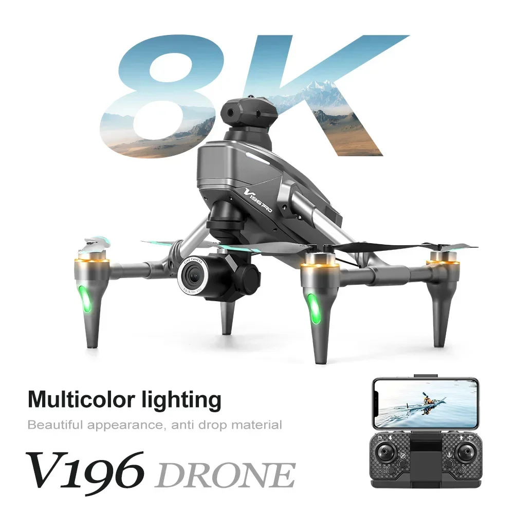 New V196 Fpv Drone 8K Professi - đánh giá và giá Drone V196 Rc